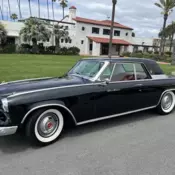1962 Studebaker Gran Turismo Hawk Coupe Black Twin Traction