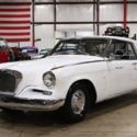 1962 Studebaker Hawk GT 26434 Miles Ermine White Coupe V8 Automatic