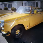 1962 Triumph Herald Cabriolet Convertible Yellow HERALD