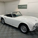 1962 TRIUMPH TR-4. WELL PRESERVED. NEEDS RECOMMISSIONING. SHOWS 37,656 MILES.