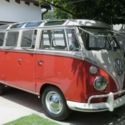 1962 Volkswagen 23 Window Deluxe bus sunroof