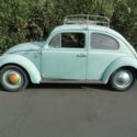 1962 Volkwagen Beetle Bug VW turkis green 6 volt, 1200cc 40hp original