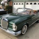 1963 220SE Mercedes Convertible,280SE Motor,floor shift Auto,A/C,power windows