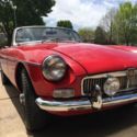 1963 63 MGB MG rare convertible red pull handle roadster