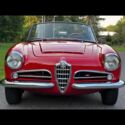 1963 Alfa Romeo Giulia 1600 Convertible Red RWD Manual coupe