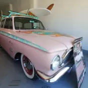 1963 AMC RAMBLER 220 COUPE  CALIFORNIA SURF CAR TRIBUTE BARRETT-JACKSON