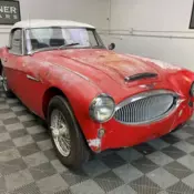 1963 AUSTIN HEALEY 3000 MK2 BJ-7. 4-SPEED OVERDRIVE. BLACK PLATE CALIFORNIA CAR