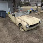 1963 austin healey sprite c, parts car, no title