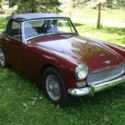 1963 Austin-Healey  Sprite Mk II Right-Hand Drive Burgundy with Black Interior