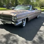 1963 Cadillac 62 Convertible Convertible Brown