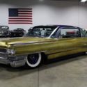 1963 Cadillac Series 62  231 Miles Gold Flake Sedan 390 V8 3 Speed Automatic