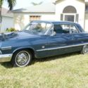 1963 CHEV IMPALA COUPE 409/425 HP 2/4s SOLID LIFTER MOTOR 4 SP BENCH SEAT