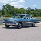 1963 Chevrolet Bel Air V8 Nice Car! Green