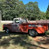 1963 Chevrolet C-10 Pickup Red long bed