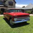 1963 Chevrolet C10/K10 Pickup Red RWD Manual custom cab
