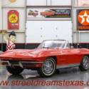 1963 Chevrolet Corvette  1000 Miles Red Convertible 327 V8 5.3L Manual 4-Speed
