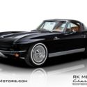 1963 Chevrolet Corvette  Black Coupe LS7 505hp V8 6 Speed Automatic