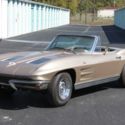 1963 Chevrolet Corvette Convertible Saddle/Saddle 4-Speed 2 Tops