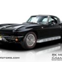 1963 Chevrolet Corvette Split Window Tuxedo Black Coupe 327 V8 5 Speed Manual
