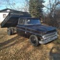 1963 Chevrolet Flat Bed Dually With Hoist Pickup Black RWD Manual Custom Cab