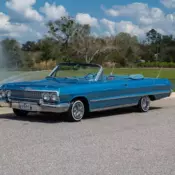 1963 Chevrolet Impala  Convertible Lowrider Monaco Blue