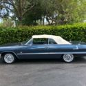 1963 Chevrolet Impala Convertible.V8,Automatic,Power top,Power steering, Blue.