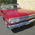 1963 CHEVROLET IMPALA TWO DOOR 27,800 Miles RED 2 DOOR V8 350 Automatic