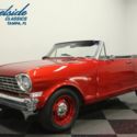 1963 Chevrolet Nova Chevy II Convertible 226 Miles Dark Red Metallic Convertible