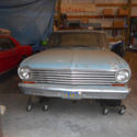 1963 Chevy II Nova 4 door, 6 cylinder, 3 speed on the column