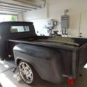 1963 Chevy stepside truck, four wheel disc brakes, 20in wheels, new rear axle.