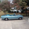 1963 Corvair Monza Spyde conver.  Turquoise with white top. Great condition.
