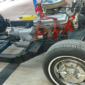 1963 CORVETTE CHASSIS WITH MOTOR AND TRANY