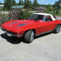 1963 Corvette convertable riverside red - she is hot & ready