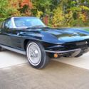 1963 CORVETTE SPLIT WINDOW COUPE BLACK RED 340HP
