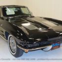 1963 Corvette Tuxedo Black Split Window Coupe, 327-300HP, Factory Air