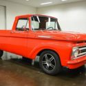1963 Ford F100 Custom Cab 54825 Miles RED Pickup Truck 5.0 AOD Automatic