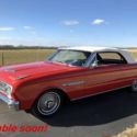1963 Ford Falcon  7176 Miles Red Convertible 170 Inline 6 4 Speed Manual