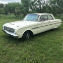 1963 Ford Falcon buckets console skirts 4spd 6 cyl 66069 Miles Corinthian White