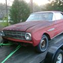 1963½ Ford Falcon Sprint V-8 three speed. Bucket seats, center console.