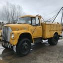 1963 International Larvester 4x4 AWD 1600 Loadstar Line Truck Utility Box Boom