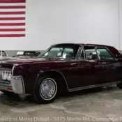 1963 Lincoln Continental  75661 Miles Burgundy  430ci V8