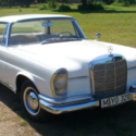 1963 Mercedes-Benz 220 European version 59346 Miles White Coupe 2195cc Inline-6