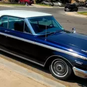 1963 Mercury Meteor Sedan Blue base