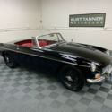 1963 MGB ROADSTER. BLACK WITH RED TRIM. SUPERB, FEW OWNER, CALIFORNIA CAR.