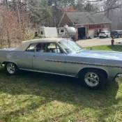 1963 Pontiac Bonneville Convertible Blue Blue