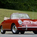 1963 Porsche 356 C Cabriolet in Ruby Red with Tan Leather
