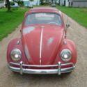 1963 Volkswagen Beetle Ragtop Sunroof, Barn-Find Semi Restored NO RESERVE