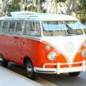 1963 Volkswagen Bus/Vanagon Deluxe 23 Windows Kombi 63741 Miles Orange  1500cc M