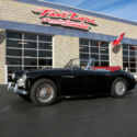 1964 Austin-Healey 3000 Mark II Correct Black / Red Car Chrome Wire Wheels