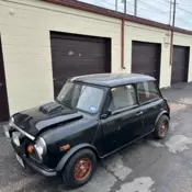 1964 Austin Mini for sale. Runs well and has clear title.